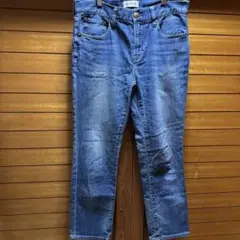 【大きいサイズ】23区 ニジュウサンク　ボーイフィットデニムパンツ　40　ブルー