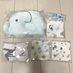 新品　ベビー枕 スタイ 靴下 ミトン クリップセット