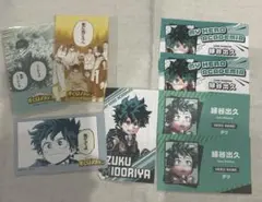 緑谷出久　ヒロアカ　キャラガム　名刺カード　セット