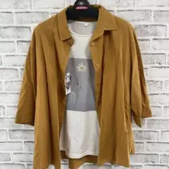 新品タグ付き☘️アンサンブル　シャツ　Tシャツ ３L