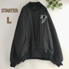 STARTER スターター♡L♡USA製 スタジャン ブルゾン ジャンパー 黒