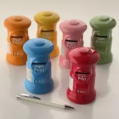 ミニポスト型貯金箱セット