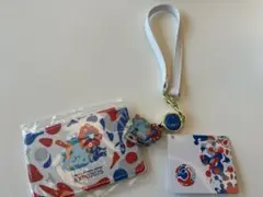 EXPO2025 パスケース・定期入れ　合皮パスケース