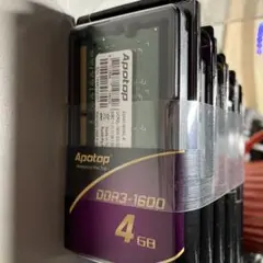 10枚　SODIMM Apotop DDR3-1600 4GB メモリー