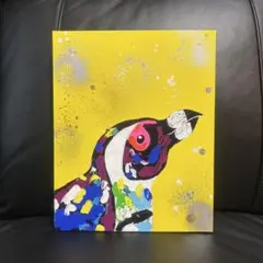 ⭐️新作⭐️ ケープペンギン　絵画　原画　現代アート　キャンバス　アクリル画カラフル