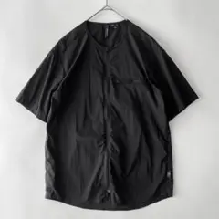 美品/23ss WOOLRICH (jb) 軽量 薄手ノーカラーシャツジャケット