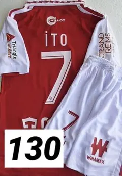 美品】柏レイソル ユニフォーム 130 伊藤純也などのサイン入り 柏