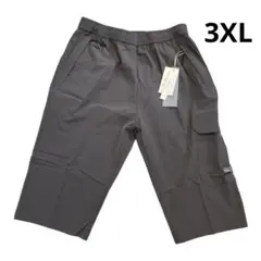 メンズ　新品⭐️ ショートパンツ　カジュアル　グレー　3XL 大きめ　アウトドア