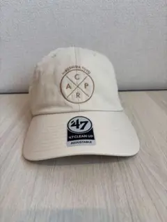 47 CARPベージュキャップ