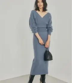 fray i.d ニット ワンピース