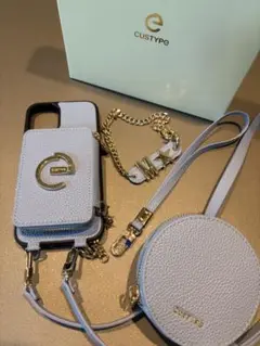 CUSTYPG スマホケース ショルダーストラップセット