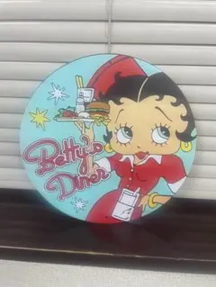 ベティ グリーン 丸型 アルミ看板 レトロ 新品 アンティーク