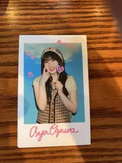 乃木坂46 小川彩 NOGI CAFE 乃木カフェ ポラロイド風ステッカー