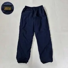 USA製 GORE-TEX イージーパンツ　ワイドシルエット　ナイロン　ネイビー