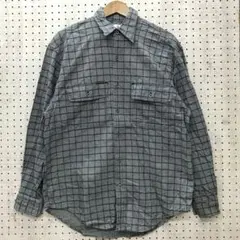 Calvin Klein レトロ トラッド 古着 チェック 長袖ワークシャツ
