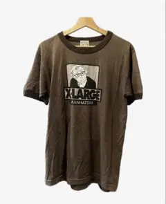 【激レア】USA製"X-LARGE"ウッディ・アレン リンガーTシャツ