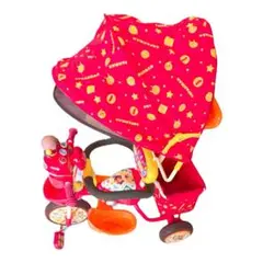 美品　おまけあり　それいけ！アンパンマン デラックス　三輪車　ヘルメットおまけ 美品 おまけあり それいけ！アンパンマン デラックス 三輪車