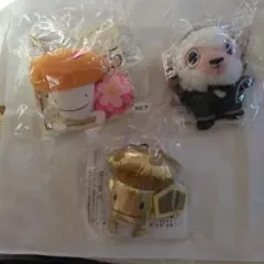 ゴールドキノコキャラクター ストラップ付き