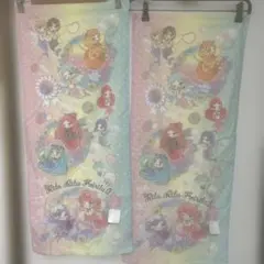 新品2枚【リルリルフェアリル】サンリオキャラクターフェイスタオル