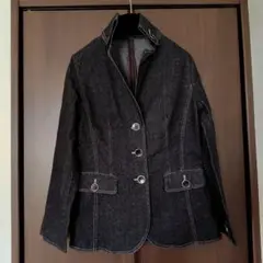 LOUIS FERAUD ダークデニム ボタン付きジャケット 美品♡