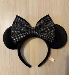 Disney ディズニー　ミニー　ラインストーンカチューシャ