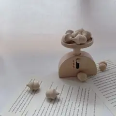 木製おもちゃ　秤とどんぐりセット　かわいい　ナチュラル　ギフト可 再入荷