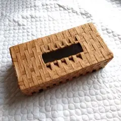 ナチュラル ブラウン ティッシュボックス　ティッシュカバー