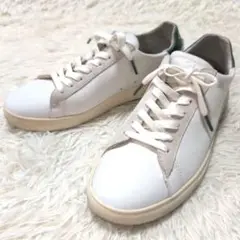 【美品】クレイ CLAE レザー スニーカー ホワイト25.0cm