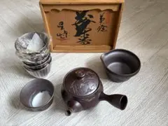 萬古焼　茶器セット　星楽　急須　湯呑み　湯冷し