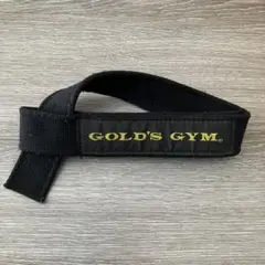 GOLD'S GYM リストストラップ黒　1本