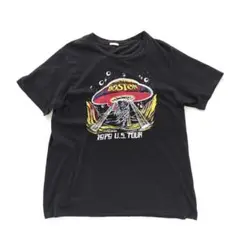 GU BOSTON ボストン バンドTシャツ ブラック【XL】
