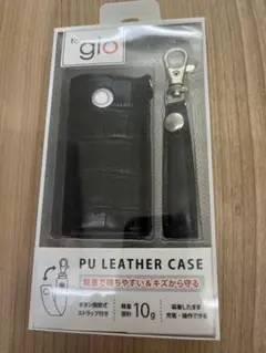 for glo pu leather case タバコケース　電子タバコ　黒