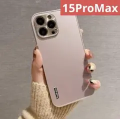 【新品未使用】iPhone15ProMaxケース ピンク