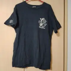 豊天商店「清涼豊天水」そりゃソーダ Tシャツ 黒 Mサイズ