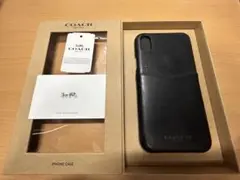 【COACH】コーチiPhoneX/XSケース ポケット付き スマートフォン
