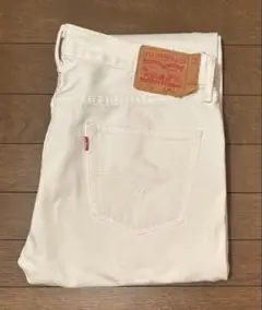 00’s メキシコ製 Levi’s リーバイス 501 ホワイトデニムパンツ