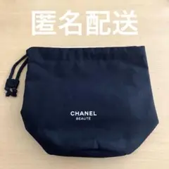CHANEL シャネル　巾着　ポーチ　非売品　ノベルティ　黒　ブラック