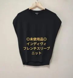 ◎未使用品◎INDIVIインディヴィフレンチスリーブイージーニット