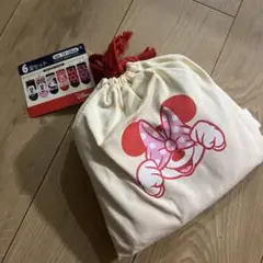 ディズニー　ミニー　キャラクターソックス 6足セット