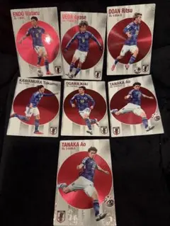 日本代表サッカー選手 スコアカード　カルビー