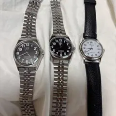 ソーラー電池☆シチズンの腕時計3本セット