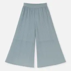 UNIQLO【M】シフォンプリーツスカートパンツ ガウチョ 楽チン 体型カバー