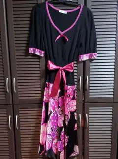 EMILIO PUCCI、エミリオプッチワンピース。2種生地のコンビ、かなり希少