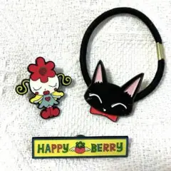 ご近所物語　ピンバッジ&ヘアゴム3点セット