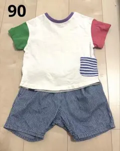 BREEZE 半袖Tシャツ ハーフパンツ セットアップ 90