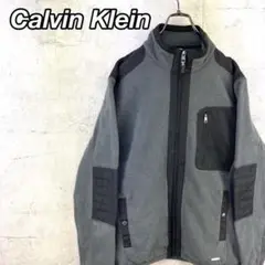 希少 カルバンクライン フリースブルゾン 美品