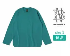 新品4割引 BATONER 32G バトナー クルーネックニット 1