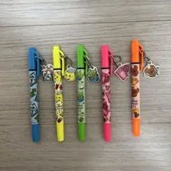 ディズニーキャラクター ボールペンセット 5色