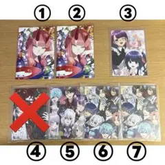 バースデー　ポストカード　入場特典　ブロマイド　ユウマ　ハカ　オッキー　ナナエム