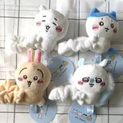 ちいかわ　ぬいぐるみシュシュ　4種セット